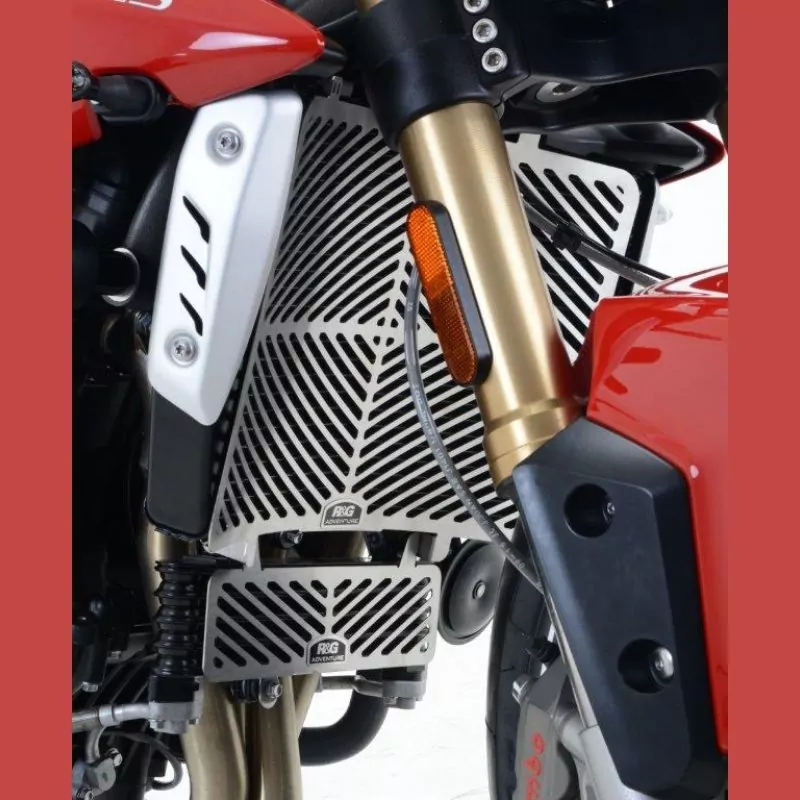 R&G Kühlergitter Edelstahl Triumph Speed Triple 1050 R / S / RS 2016-