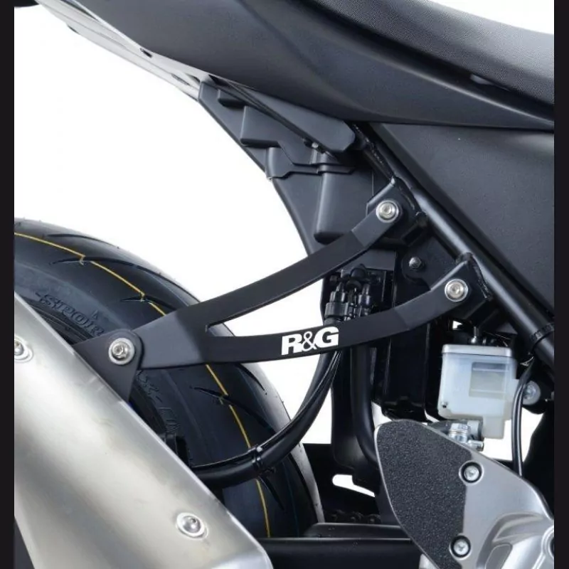 R&G Racing Auspuffhalter BLACK Suzuki SV 650 2016- / SV 650 X 2018-2019