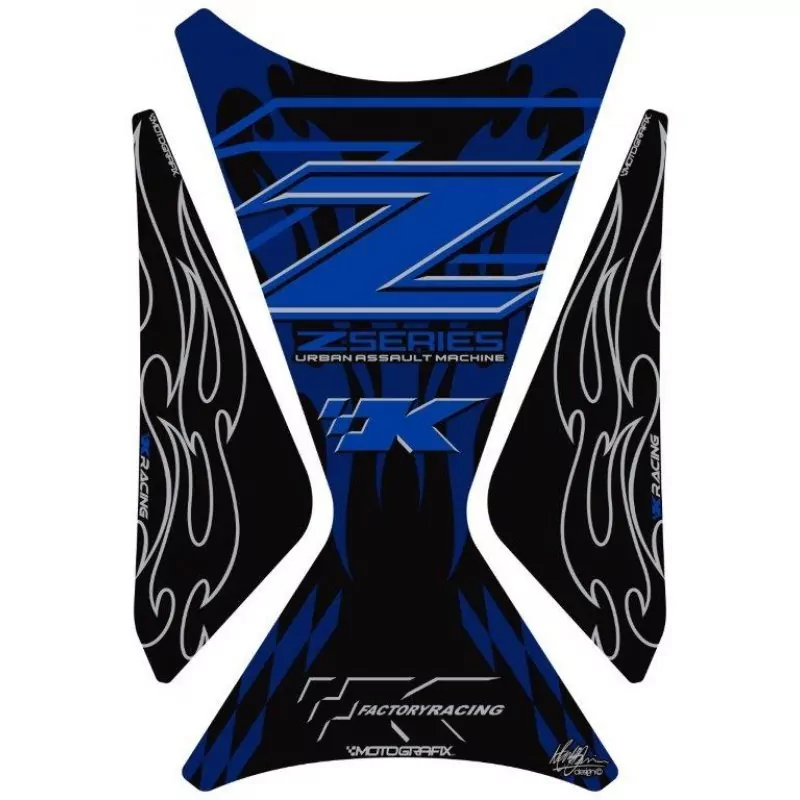 Motografix Kawasaki Z 750 / Z 800 / Z 1000 3D Gel Tank Pad Protector TK021BF