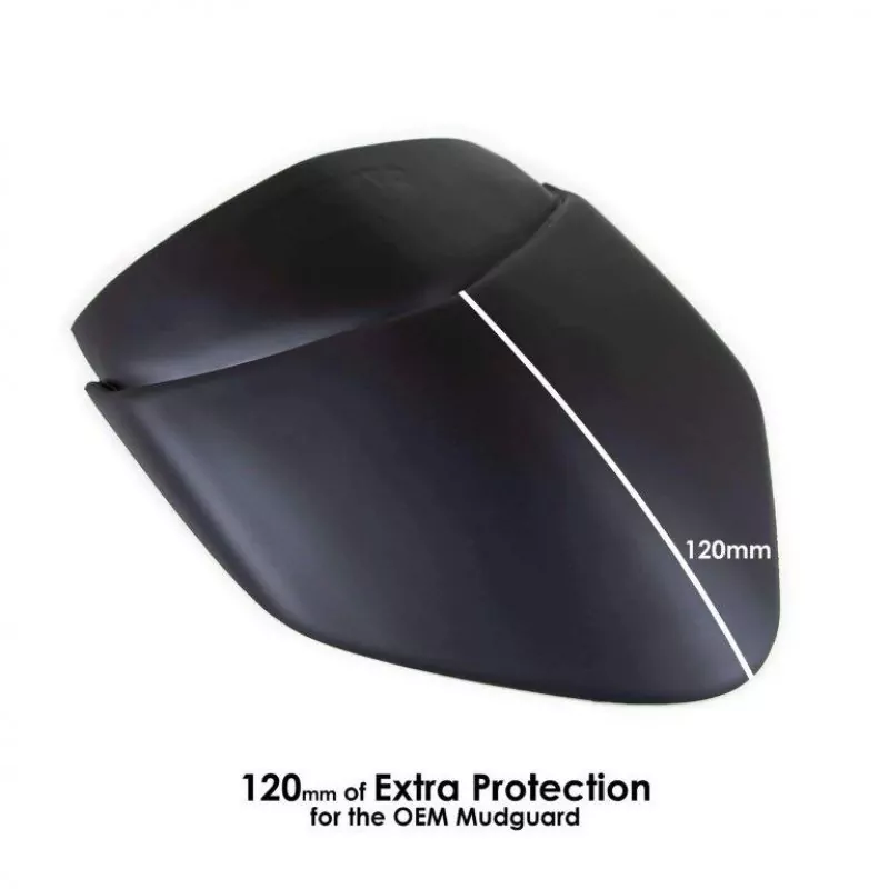 Pyramid Hinterradabdeckung Verlängerung Schwarz Matt Honda CB 125 R / CB 300 R 2018-