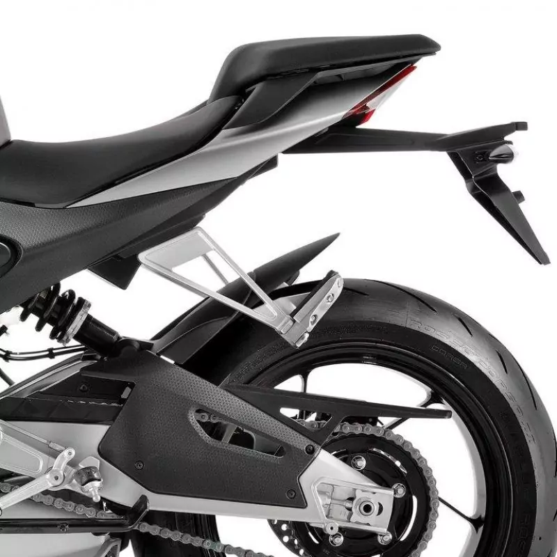 Pyramid Hinterradabdeckung Verlängerung Schwarz Matt Aprilia RSV 4 / Tuono V4 2021-