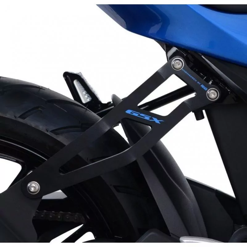 R&G Racing Auspuffhalter Set "BLUE" Suzuki GSX-S 125 / GSX-R 125 2017-