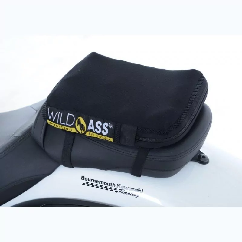WILD ASS Comfort Touring Sitzkissen Sozius Lite / Air Gel / Classic Neoprene 22cm x 29cm x 5cm