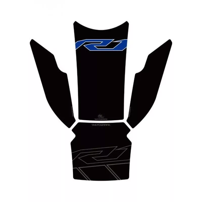 Motografix Yamaha YZF R1 2015- 3D Gel Tank Pad Protector TY026KB