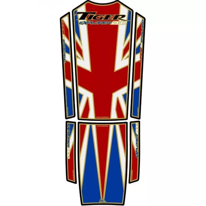 Motografix Triumph Tiger Explorer 1200 3D Gel Tank Pad TT019AUJ