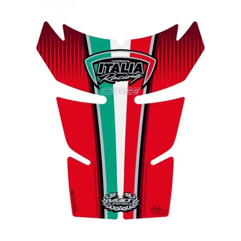 Ducati Corse V90° Motografix 3D Gel Tank Pad Protector TD013R