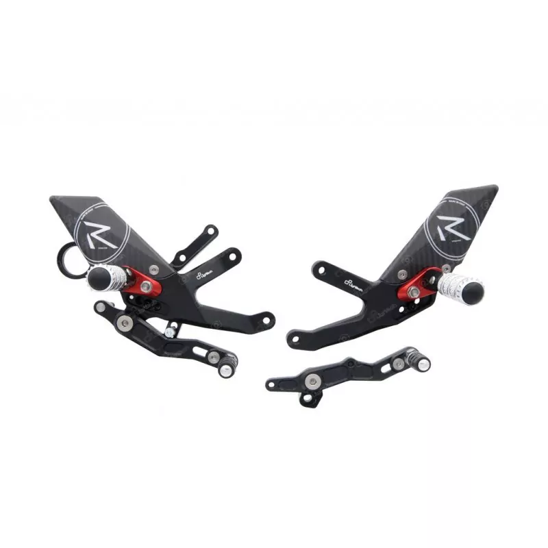 Lightech Fußrastenanlage R Type BMW S 1000 RR 2015-2018 / S 1000 R 2017-2019