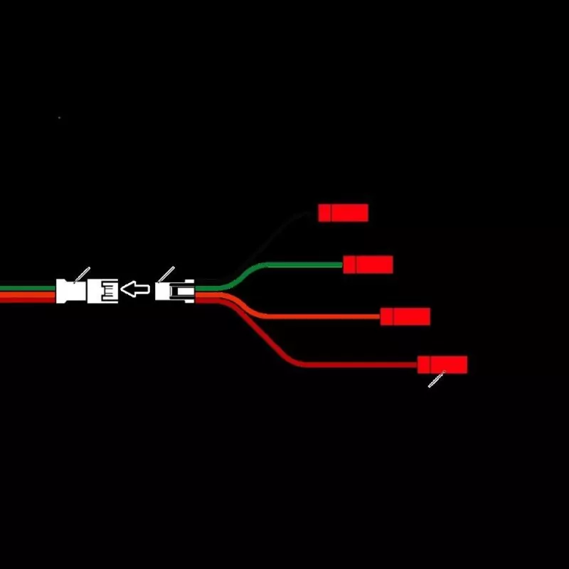 DENALI T3 Modular Switchback Signal Pods | Hinten - Rot / Bernstein