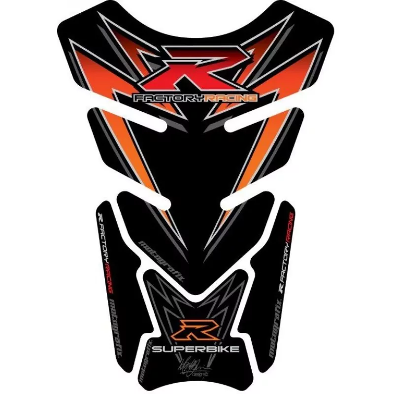 Motografix Suzuki GSX-R 600 750 1000 3D Gel Tank Pad Protector TS016O