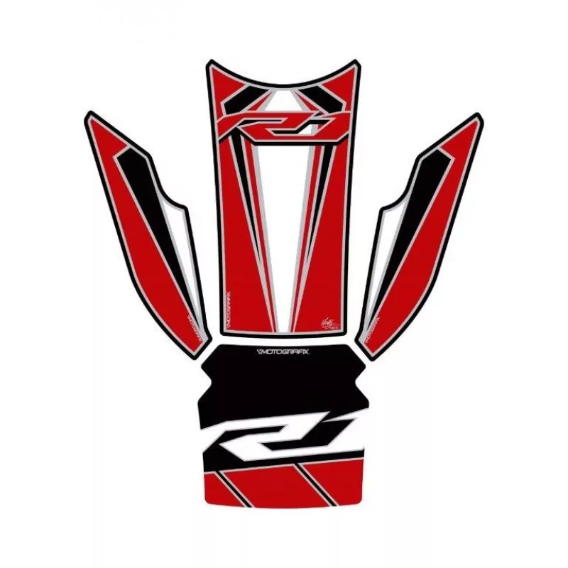 Motografix Yamaha YZF R1 2015- 3D Gel Tank Pad Protector TY026R