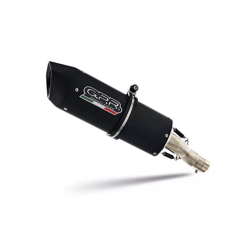 Suzuki Gsx-R 1000 K5 2005-2006, Furore Nero, Homologated legal slip-on exhaust including removable db killer, link pipe and ca