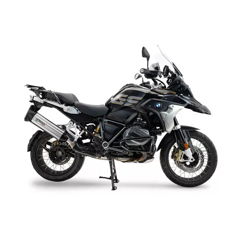 GPR Exhaust für Bmw R 1250 Gs -Adventure 2021-2024, Furore-X Titanio, Homologated legal slip-on exhaust including removable db k
