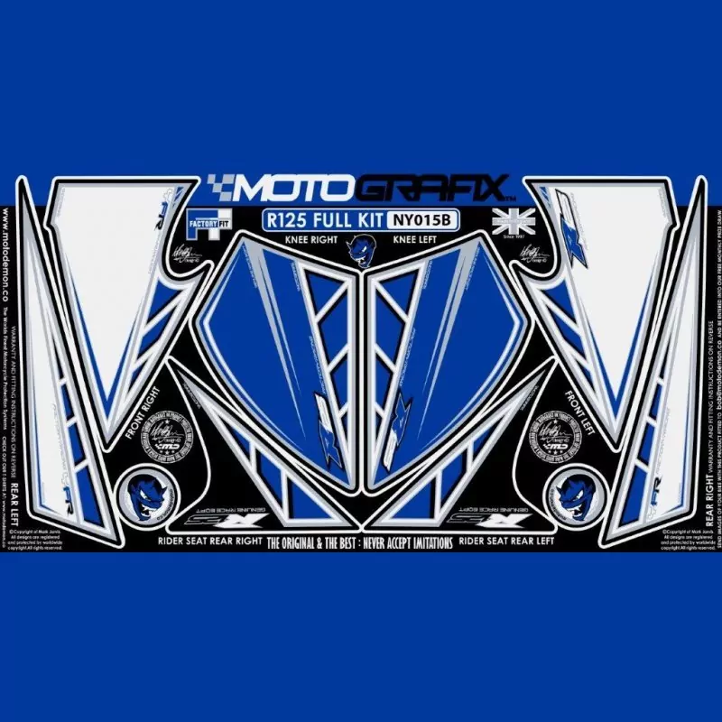 Motografix Steinschlagschutz Set Yamaha YZF-R 125 NY015B