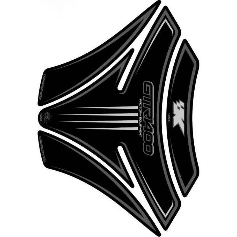 Motografix Kawasaki GTR 1400 Black 3D Gel Tank Pad Protector TK013K