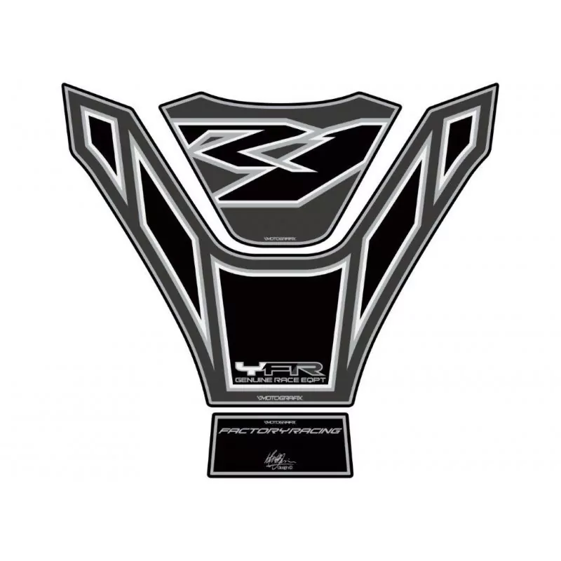 Motografix Yamaha YZF R1 3D Gel Tank Pad Protector TY025KS