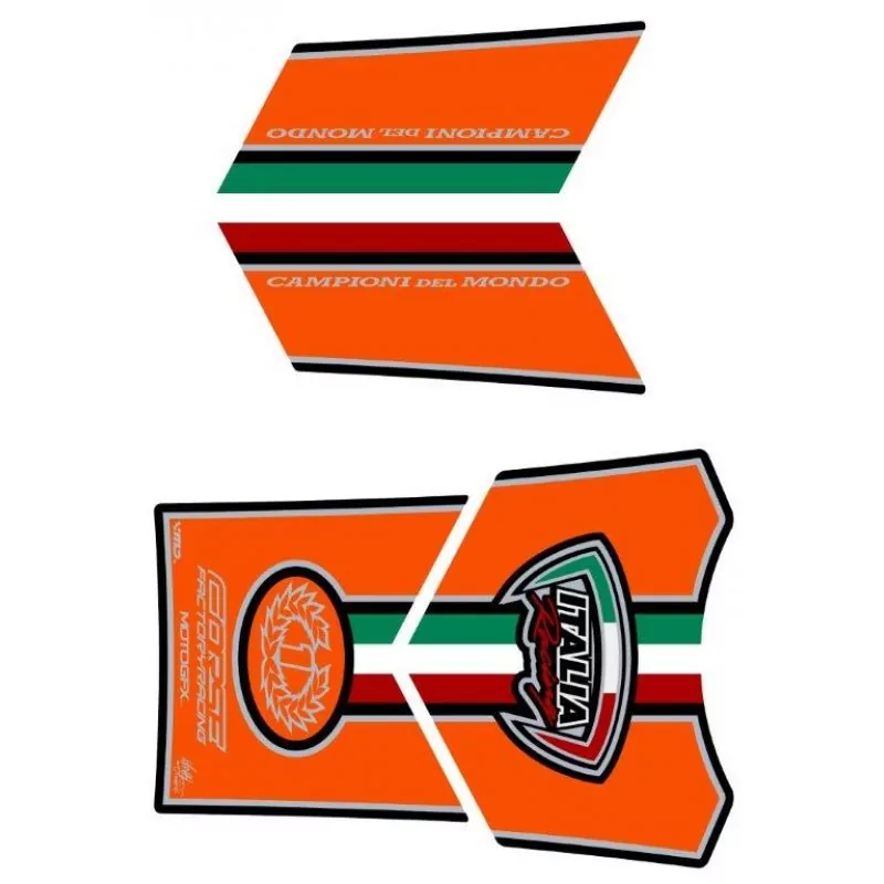 Ducati Corse #1 Motografix 3D Gel Tank Pad Protector TD008OE
