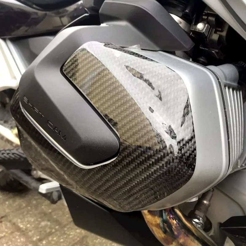 R&G Carbon Motordeckel Schutz Schleifer rechts BMW R 1250 GS 2018- | R 1250 RT 2019- | R 1250 RS 2024-