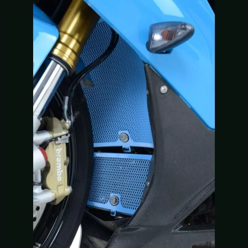 R&G Kühlergitter Special Blau Ölkühler BMW S 1000 RR / HP 4 2009-2018