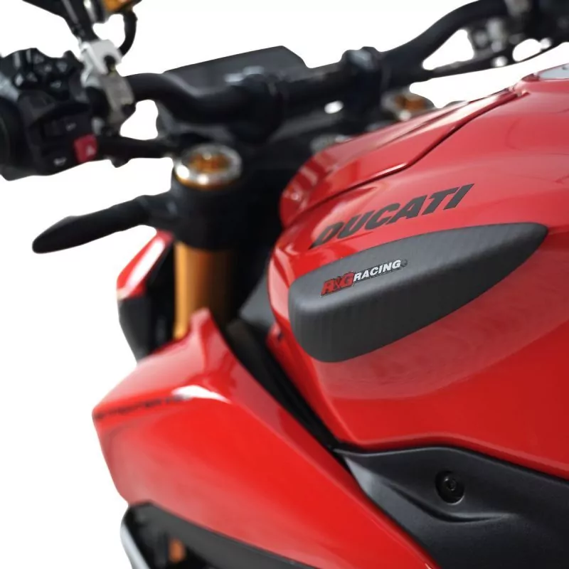R&G Racing Carbon Tank Protektor Set Matt Ducati Panigale V2 | Streetfighter V2 2025-