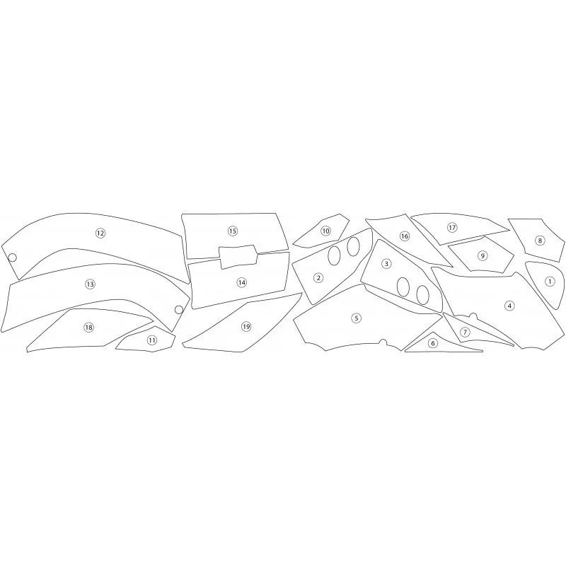 R&G Steinschlagschutz Second Skin für Ducati Panigale 1199