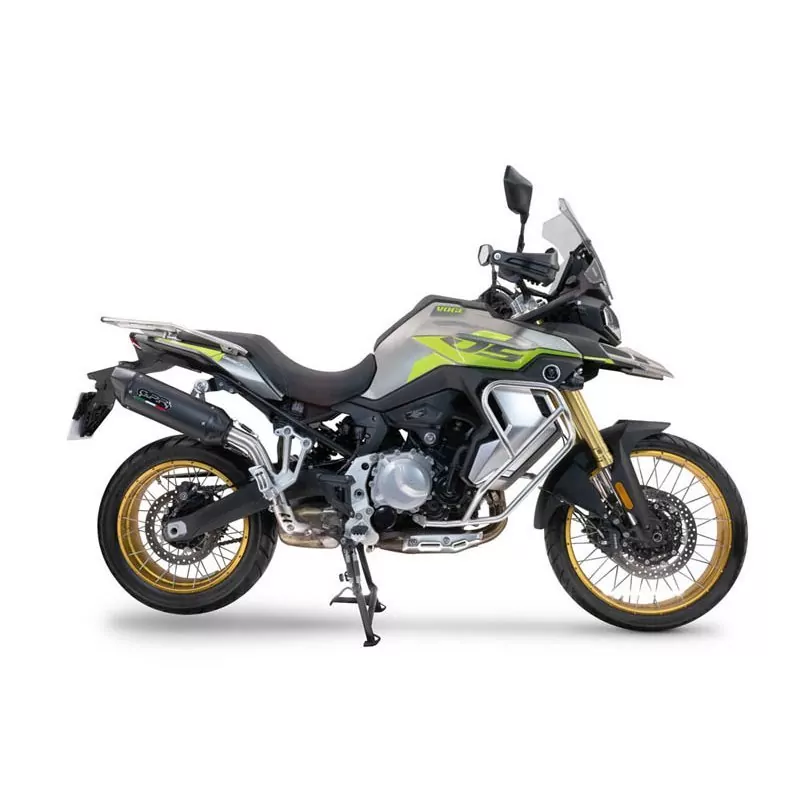 GPR Exhaust für Voge 900DSX 2024-2025, Furore-X Titanio Nero, Homologated legal slip-on exhaust including removable db killer an
