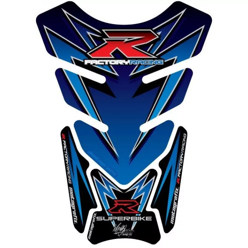 Motografix Suzuki GSX-R 600 750 1000 3D Gel Tank Pad Protector TS016B