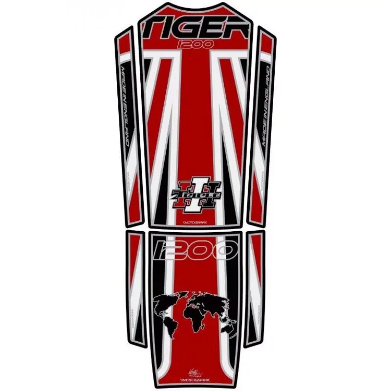 Motografix Triumph Tiger Explorer 1200 3D Gel Tank Pad TT028RKJ