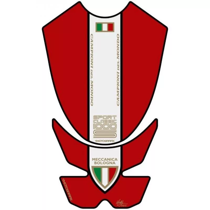 Ducati Sport Classic 1000s Motografix 3D Gel Tank Pad Protector TDSCSR