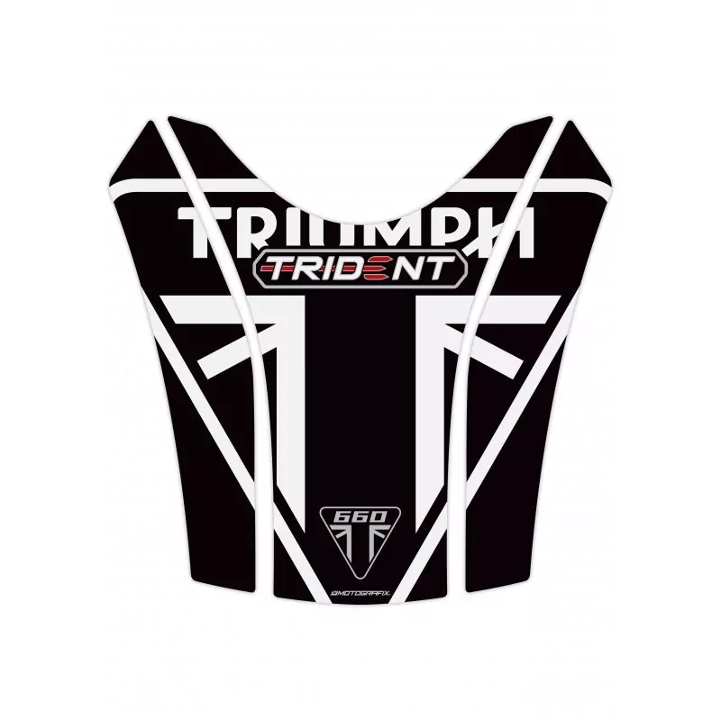 Triumph 2021 TRIDENT 660 3D Gel Motografix Tank Pad Protector TT048KW