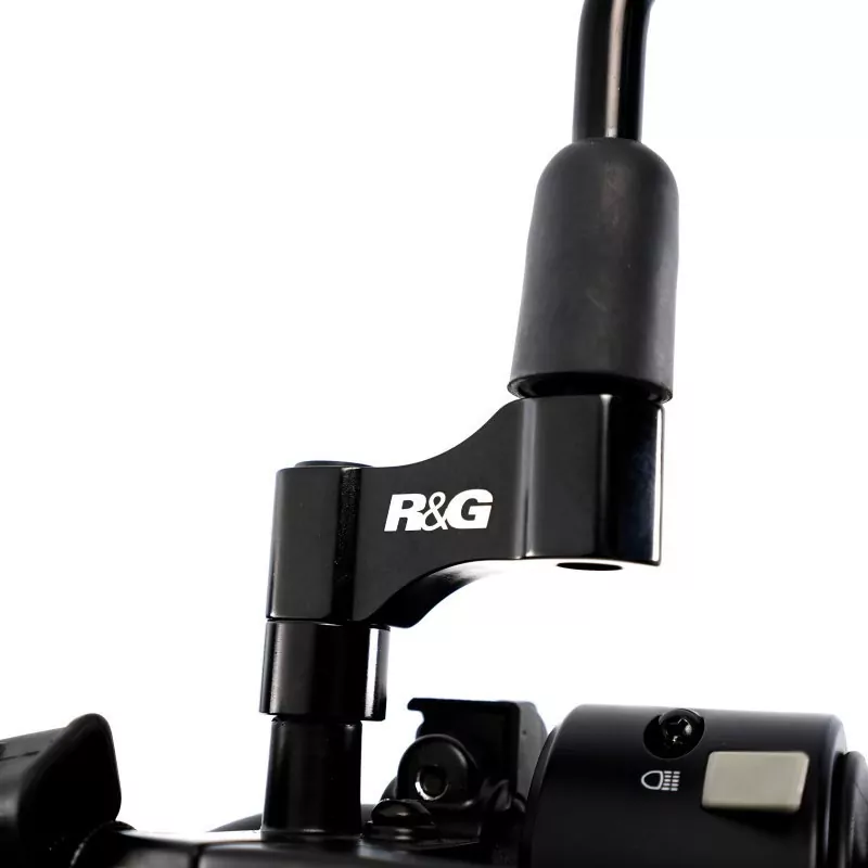 R&G Spiegelverbreiterungen M10 x 1,25 Rechts- / Linksgewinde Spiegel Höhe 35 / Breite 45mm