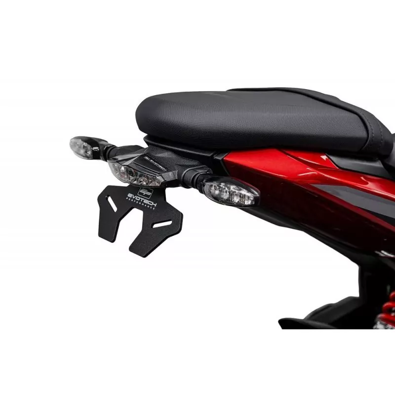 Evotech Kennzeichenhalter | Heckumbau Triumph Trident 660|800 2026- (clear light)