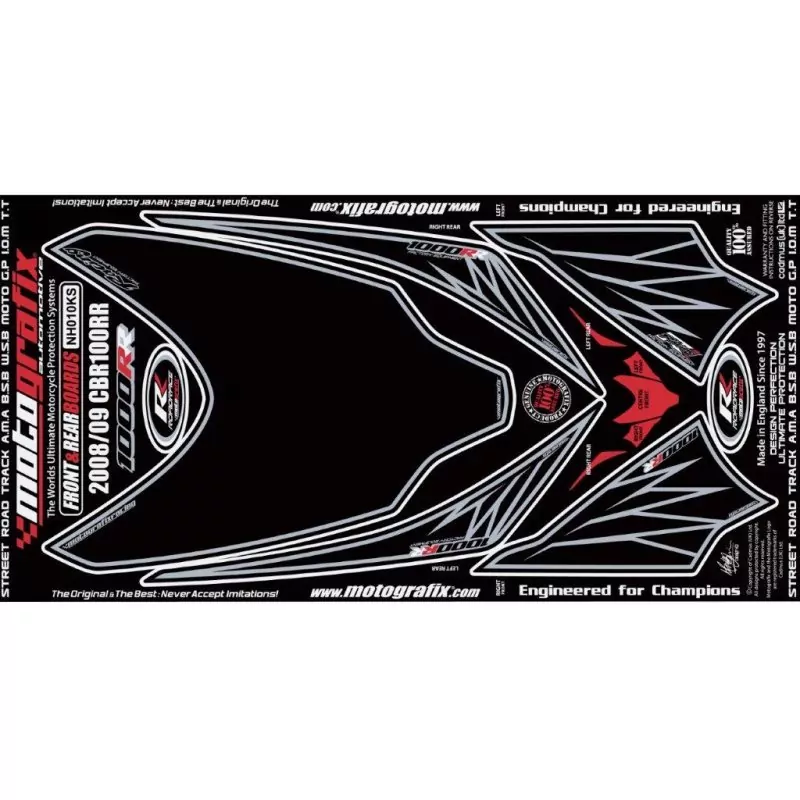 Motografix Steinschlagschutz Set Honda CBR 1000 RR 2008-2011 NH010KS