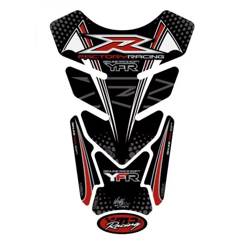 Motografix Yamaha YZF R6 / R1 / R25 / R3 3D Gel Tank Pad Protector TY014KR