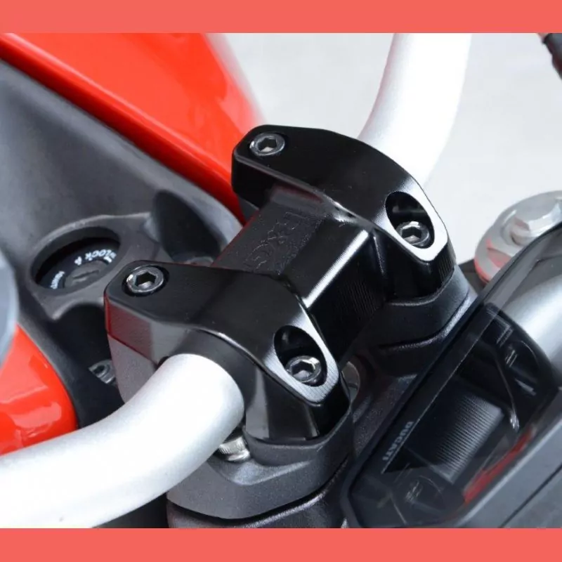 R&G Racing Lenkerklemme Aluminium "black" Ducati Monster 1200