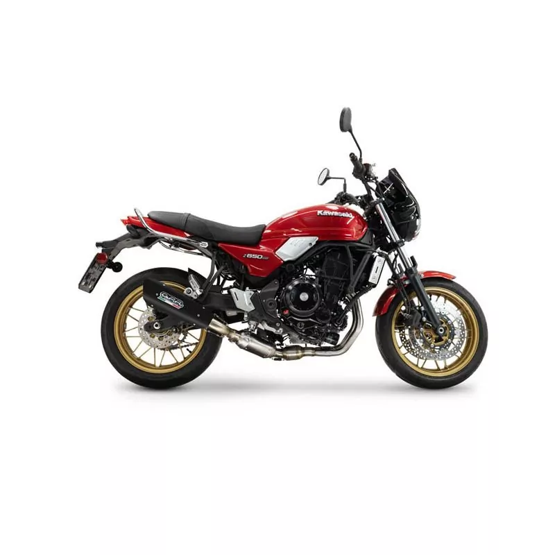 GPR Exhaust für Kawasaki Z 650 RS 2024-2025, GP-Revo Black Titanium, Homologated silencer for noise including full line,db kille