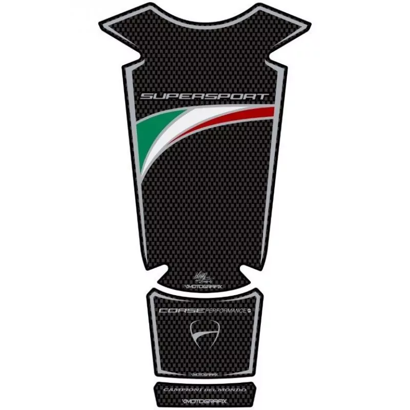 Ducati Supersport 2017- Motografix 3D Gel Tank Pad Protector TD026CT