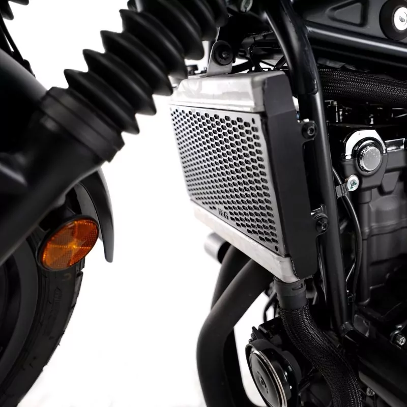 R&G Kühlergitter Schutz PRO BLACK Wasserkühler Honda CMX Rebel 500 (S) 2017- / CL 500 2023-
