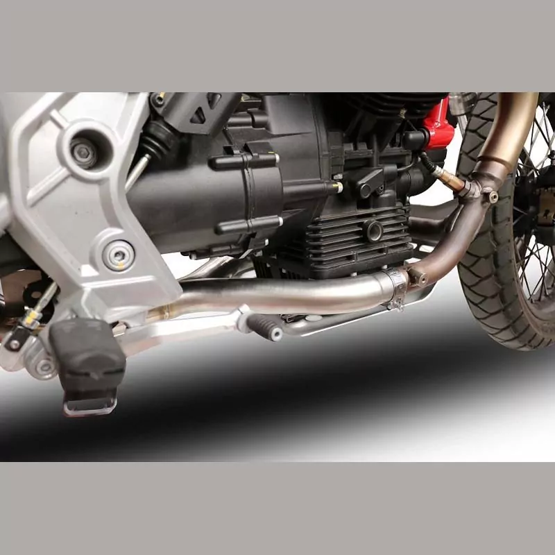 GPR Exhaust System  Moto Guzzi V85 Tt 2019/2020 e4 Decat pipe manifold Decatalizzatore