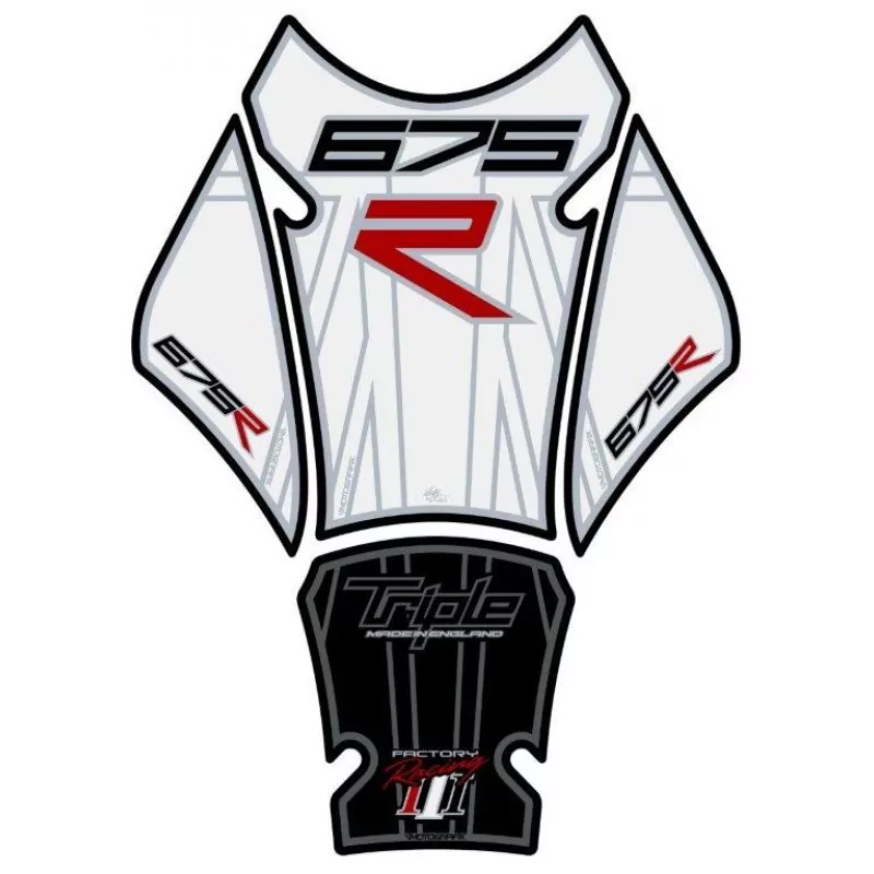 Motografix Triumph Triple 675 R 3D Gel Tank Pad Protector TT021WJ