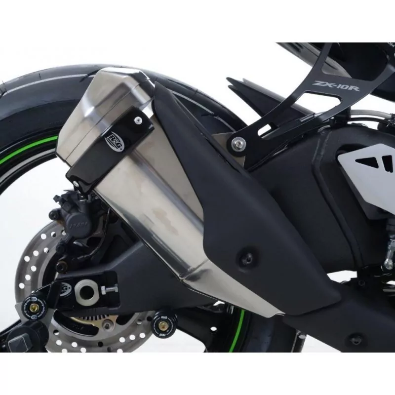 R&G Auspuff Protektor Kawasaki ZX-10 R 2016- / Versys X-250 / X-300 / Ninja 125 / Z 125