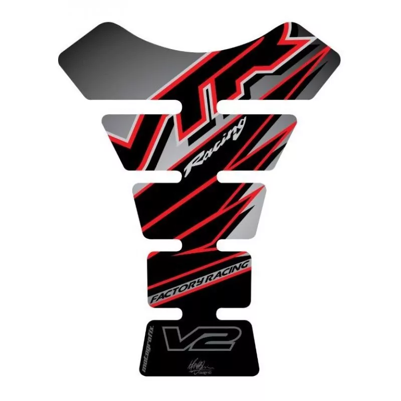 Motografix Honda VTR V2 Racing 3D Gel Tank Pad Protector TH004S