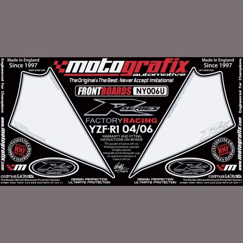 Motografix Steinschlagschutz vorn Yamaha YZF R1 2004-2006 NY006U