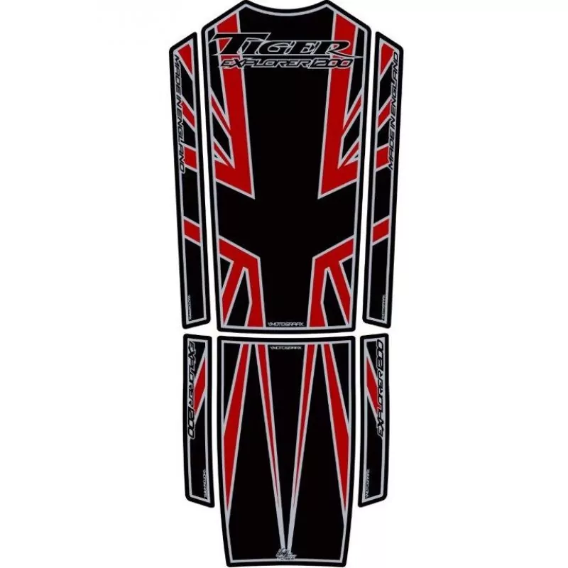 Motografix Triumph Tiger Explorer 1200 3D Gel Tank Pad TT019KR