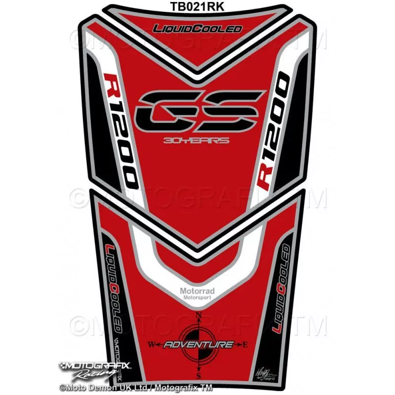 BMW R 1200 GS LC Motografix 3D Gel Tank Pad Protector TB021RK
