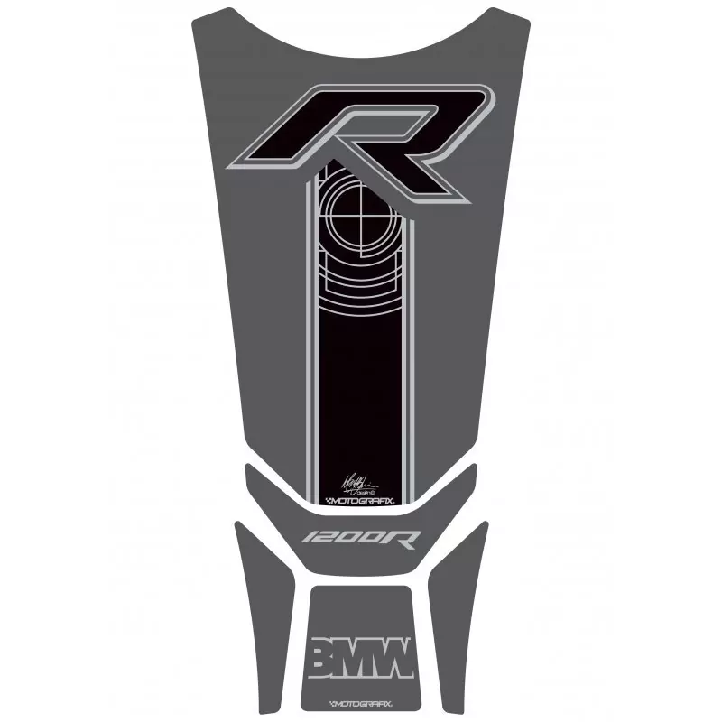 BMW 2015 - 2018 R1200R 3D Gel Motografix Tank Pad Protector TA027STR