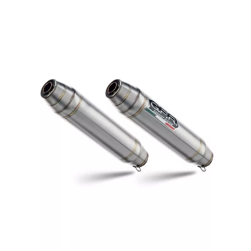 GPR Auspuff System  Ducati Monster 1100 2009/10  dual of Homologated slip-on Auspuff mit Katalysator Deeptone Inox Monster 1100 2009/1