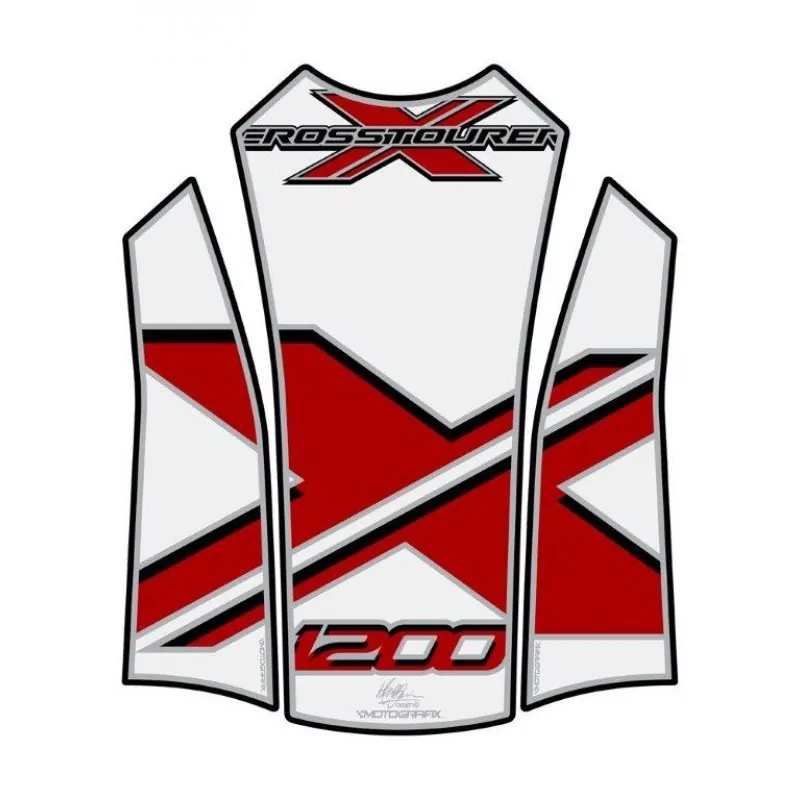 Honda VFR 1200 Crosstourer Motografix 3D Gel Tank Pad Protector TH021WR