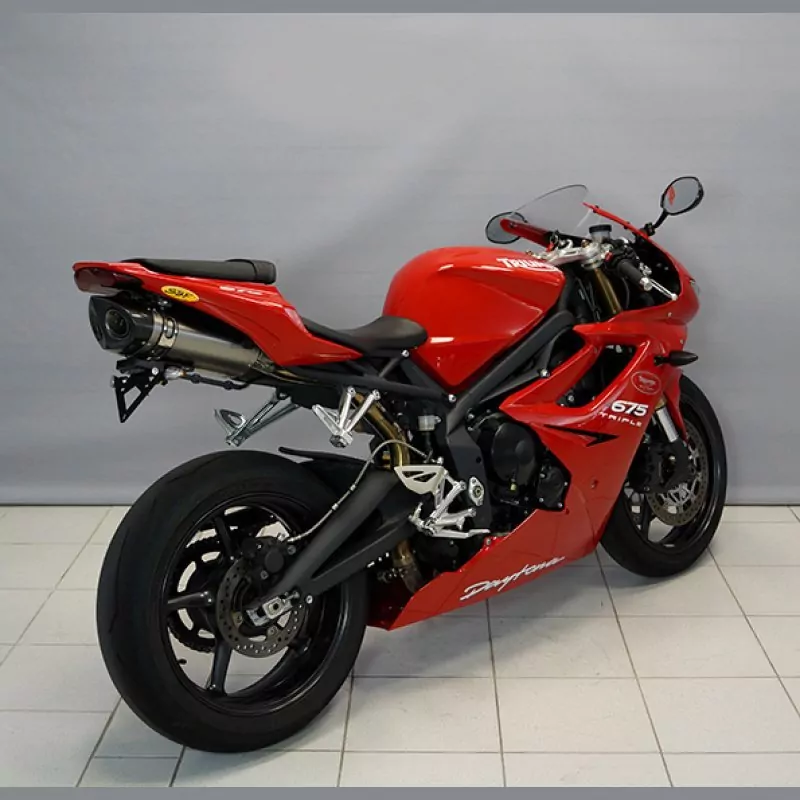 Bodis Q1-S Endschalldämpfer Triumph Daytona 675 2006-2012