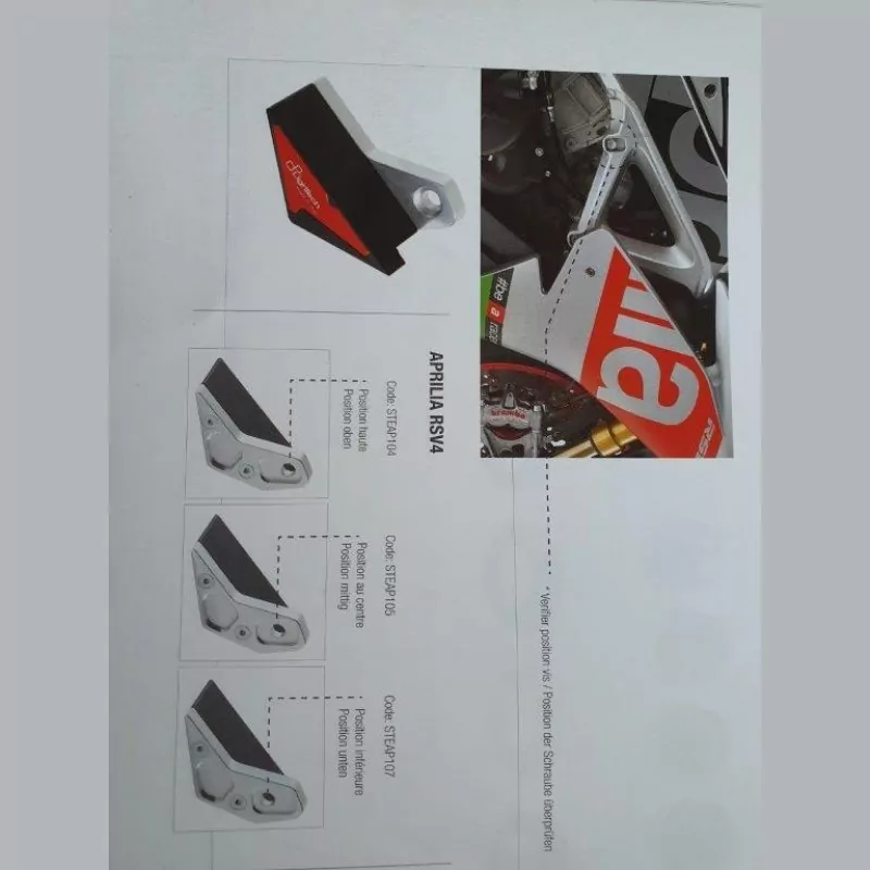 Lightech Rahmen Slider Set Aprilia RSV 4 2009-2014