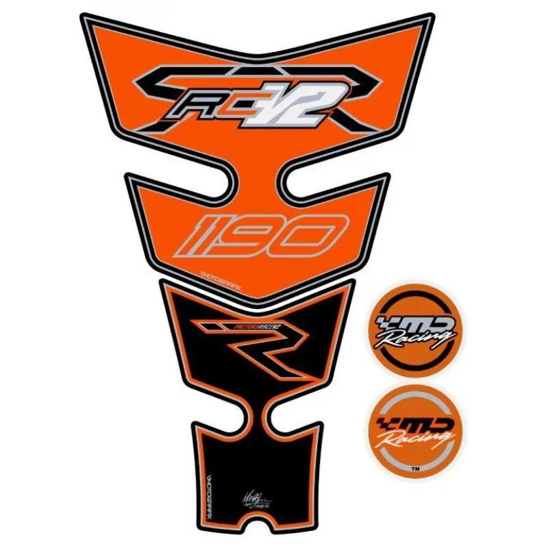 Motografix KTM 1190 V2 Factory 3D Gel Tank Pad Protector TKTM02O